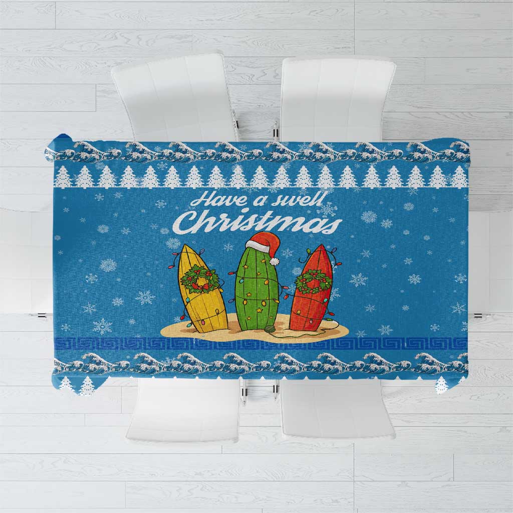 Surfer Swell Christmas Tablecloth Xmas Holiday Patterns - Wonder Print Shop