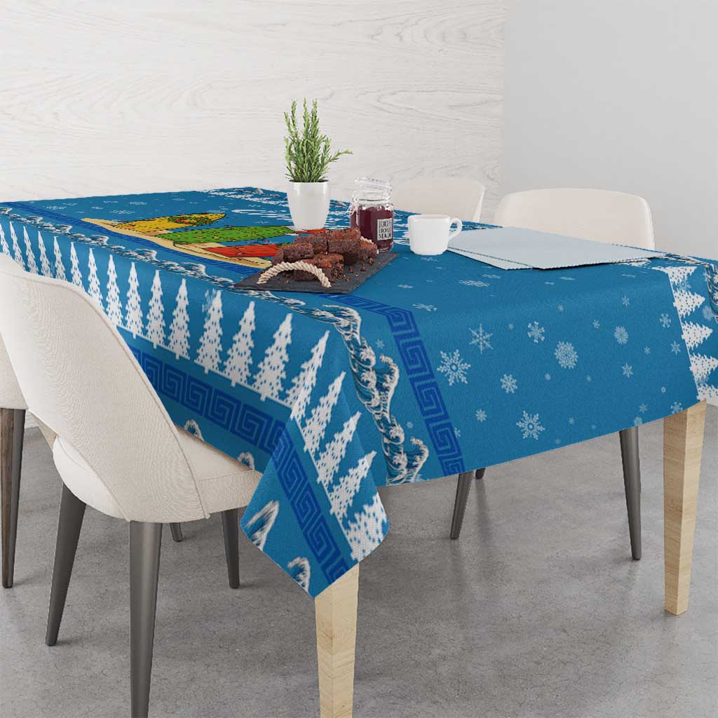 Surfer Swell Christmas Tablecloth Xmas Holiday Patterns - Wonder Print Shop
