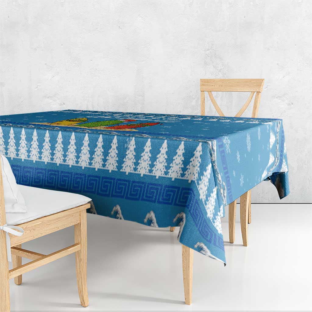 Surfer Swell Christmas Tablecloth Xmas Holiday Patterns - Wonder Print Shop