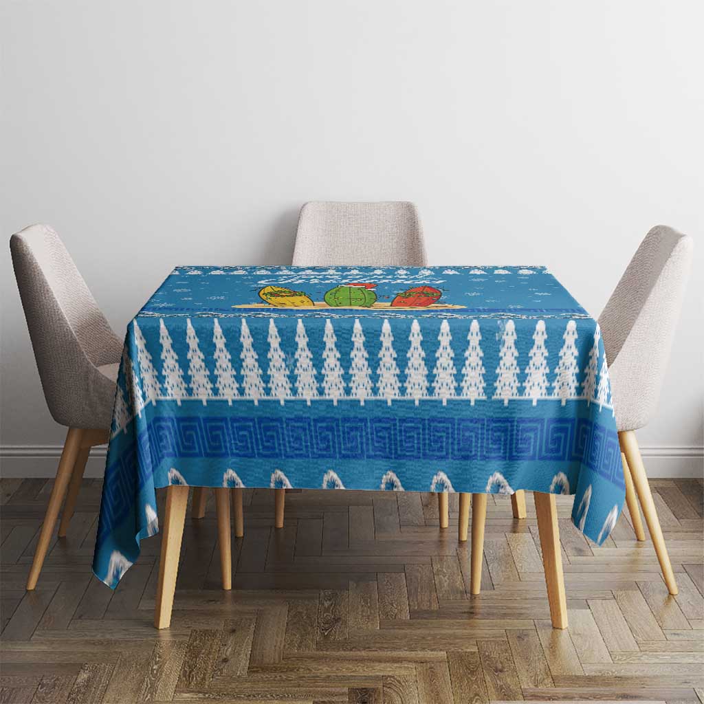 Surfer Swell Christmas Tablecloth Xmas Holiday Patterns - Wonder Print Shop