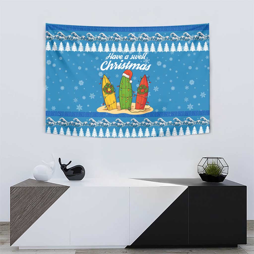 Surfer Swell Christmas Tapestry Xmas Holiday Patterns - Wonder Print Shop