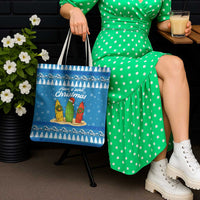 Surfer Swell Christmas Tote Bag Xmas Holiday Patterns - Wonder Print Shop