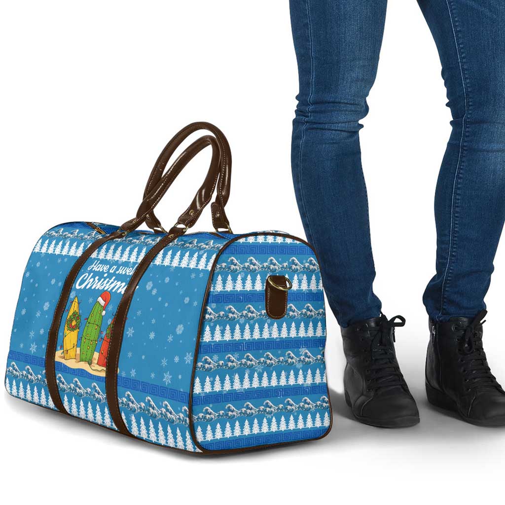 Surfer Swell Christmas Travel Bag Xmas Holiday Patterns - Wonder Print Shop