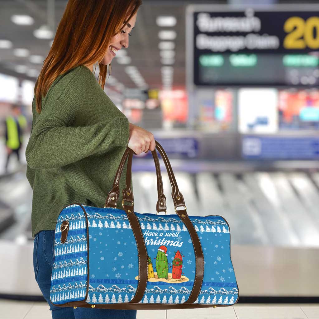 Surfer Swell Christmas Travel Bag Xmas Holiday Patterns - Wonder Print Shop