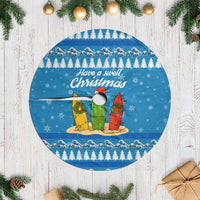 Surfer Swell Christmas Tree Skirt Xmas Holiday Patterns - Wonder Print Shop