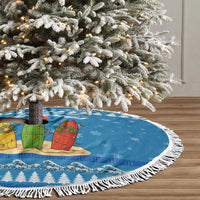 Surfer Swell Christmas Tree Skirt Xmas Holiday Patterns - Wonder Print Shop