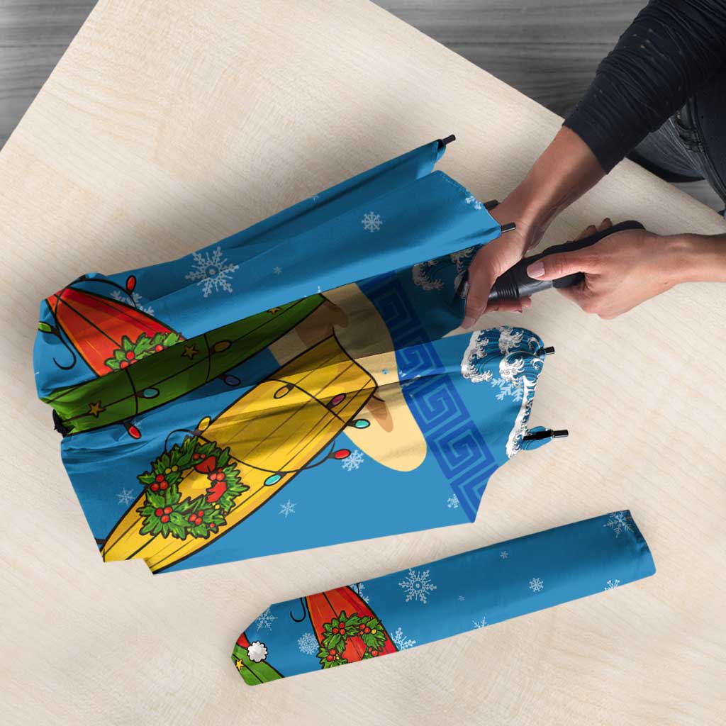 Surfer Swell Christmas Umbrella Xmas Holiday Patterns - Wonder Print Shop