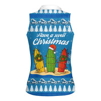 Surfer Swell Christmas Women Sleeveless Polo Shirt Xmas Holiday Patterns - Wonder Print Shop