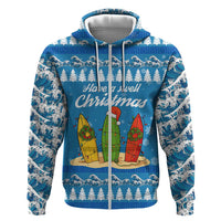 Surfer Swell Christmas Zip Hoodie Xmas Holiday Patterns - Wonder Print Shop