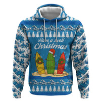 Surfer Swell Christmas Zip Hoodie Xmas Holiday Patterns - Wonder Print Shop