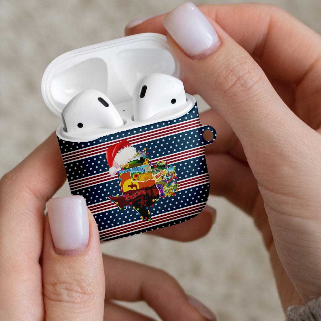 Texas Xmas Christmas Christmas Yall Christmas AirPods Case Xmas Holiday Patterns - Wonder Print Shop