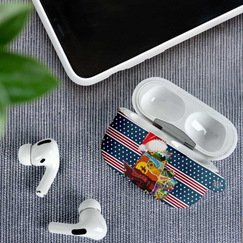 Texas Xmas Christmas Christmas Yall Christmas AirPods Case Xmas Holiday Patterns - Wonder Print Shop