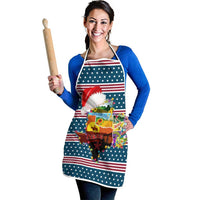 Texas Xmas Christmas Christmas Yall Christmas Apron Xmas Holiday Patterns - Wonder Print Shop