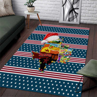 Texas Xmas Christmas Christmas Yall Christmas Area Rug Xmas Holiday Patterns - Wonder Print Shop