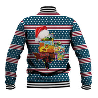 Texas Xmas Christmas Christmas Yall Christmas Baseball Jacket Xmas Holiday Patterns - Wonder Print Shop