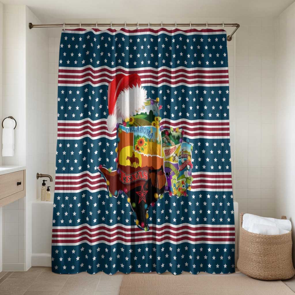 Texas Xmas Christmas Christmas Yall Christmas Bathroom Set Xmas Holiday Patterns - Wonder Print Shop