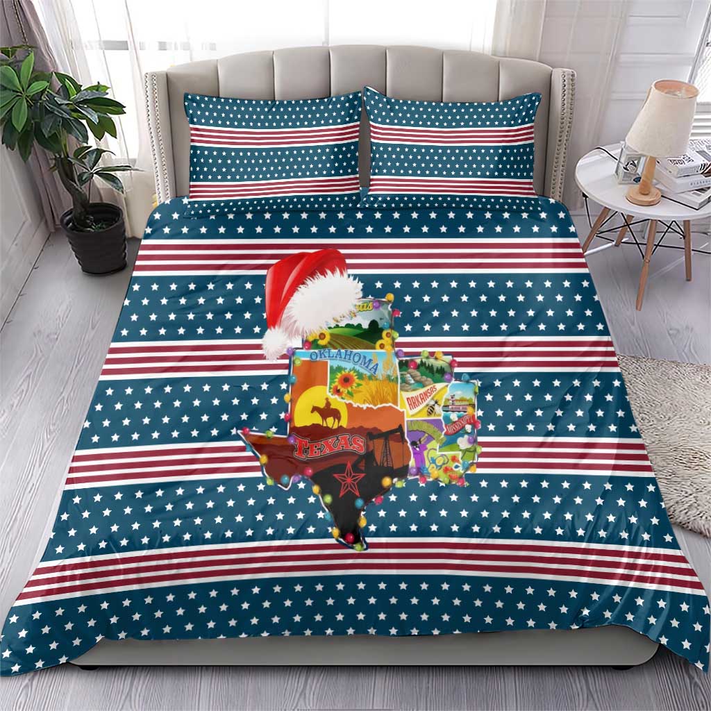Texas Xmas Christmas Christmas Yall Christmas Bedding Set Xmas Holiday Patterns - Wonder Print Shop