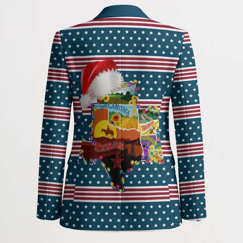 Texas Xmas Christmas Christmas Yall Christmas Blazer Xmas Holiday Patterns - Wonder Print Shop