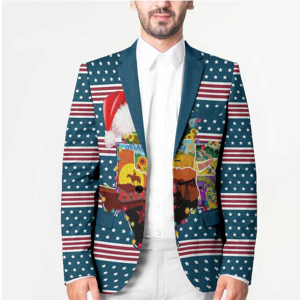 Texas Xmas Christmas Christmas Yall Christmas Blazer Xmas Holiday Patterns - Wonder Print Shop
