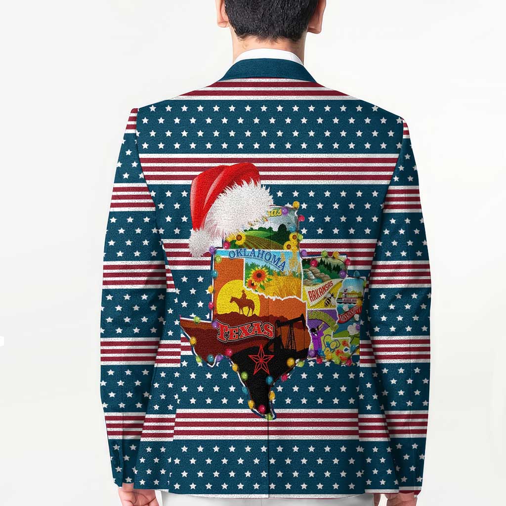 Texas Xmas Christmas Christmas Yall Christmas Blazer Xmas Holiday Patterns - Wonder Print Shop