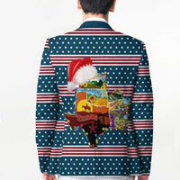 Texas Xmas Christmas Christmas Yall Christmas Blazer Xmas Holiday Patterns - Wonder Print Shop