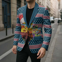 Texas Xmas Christmas Christmas Yall Christmas Blazer Xmas Holiday Patterns - Wonder Print Shop