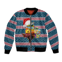 Texas Xmas Christmas Christmas Yall Christmas Bomber Jacket Xmas Holiday Patterns - Wonder Print Shop