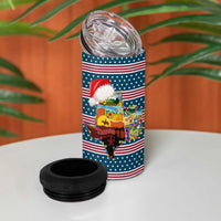 Texas Xmas Christmas Christmas Yall Christmas 4 in 1 Can Cooler Tumbler Xmas Holiday Patterns - Wonder Print Shop