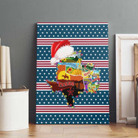 Texas Xmas Christmas Christmas Yall Christmas Canvas Wall Art Xmas Holiday Patterns - Wonder Print Shop