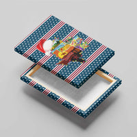 Texas Xmas Christmas Christmas Yall Christmas Canvas Wall Art Xmas Holiday Patterns - Wonder Print Shop