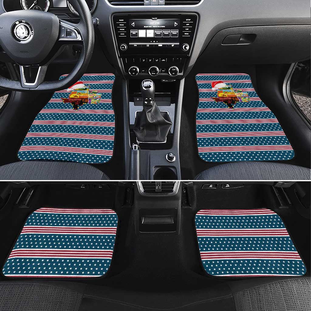 Texas Xmas Christmas Christmas Yall Christmas Car Mats Xmas Holiday Patterns - Wonder Print Shop