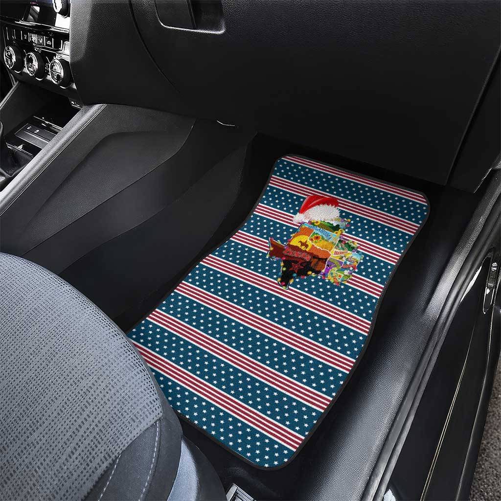 Texas Xmas Christmas Christmas Yall Christmas Car Mats Xmas Holiday Patterns - Wonder Print Shop
