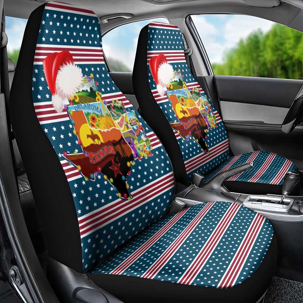 Texas Xmas Christmas Christmas Yall Christmas Car Seat Cover Xmas Holiday Patterns - Wonder Print Shop