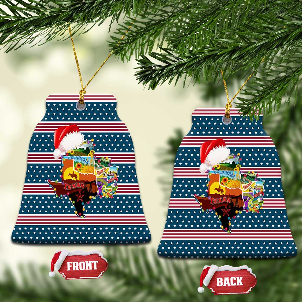 Texas Xmas Christmas Yall Christmas Ceramic Ornament Xmas Holiday Patterns - Wonder Print Shop