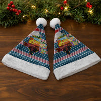 Texas Xmas Christmas Yall Christmas Santa Hat Xmas Holiday Patterns - Wonder Print Shop