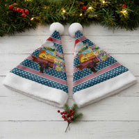 Texas Xmas Christmas Yall Christmas Santa Hat Xmas Holiday Patterns - Wonder Print Shop