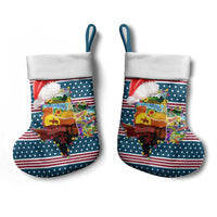Texas Xmas Christmas Yall Christmas Stocking Xmas Holiday Patterns - Wonder Print Shop