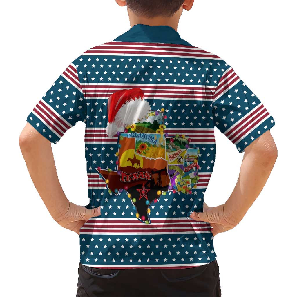 Texas Xmas Christmas Christmas Yall Christmas Family Matching Puletasi and Hawaiian Shirt Xmas Holiday Patterns - Wonder Print Shop