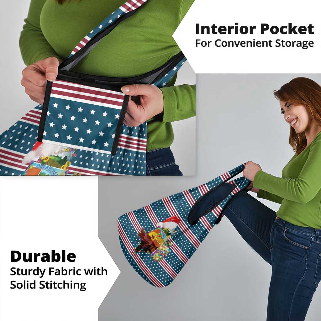Texas Xmas Christmas Christmas Yall Christmas Grocery Bag Xmas Holiday Patterns - Wonder Print Shop