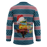 Texas Xmas Christmas Christmas Yall Christmas Hockey Jersey Xmas Holiday Patterns - Wonder Print Shop