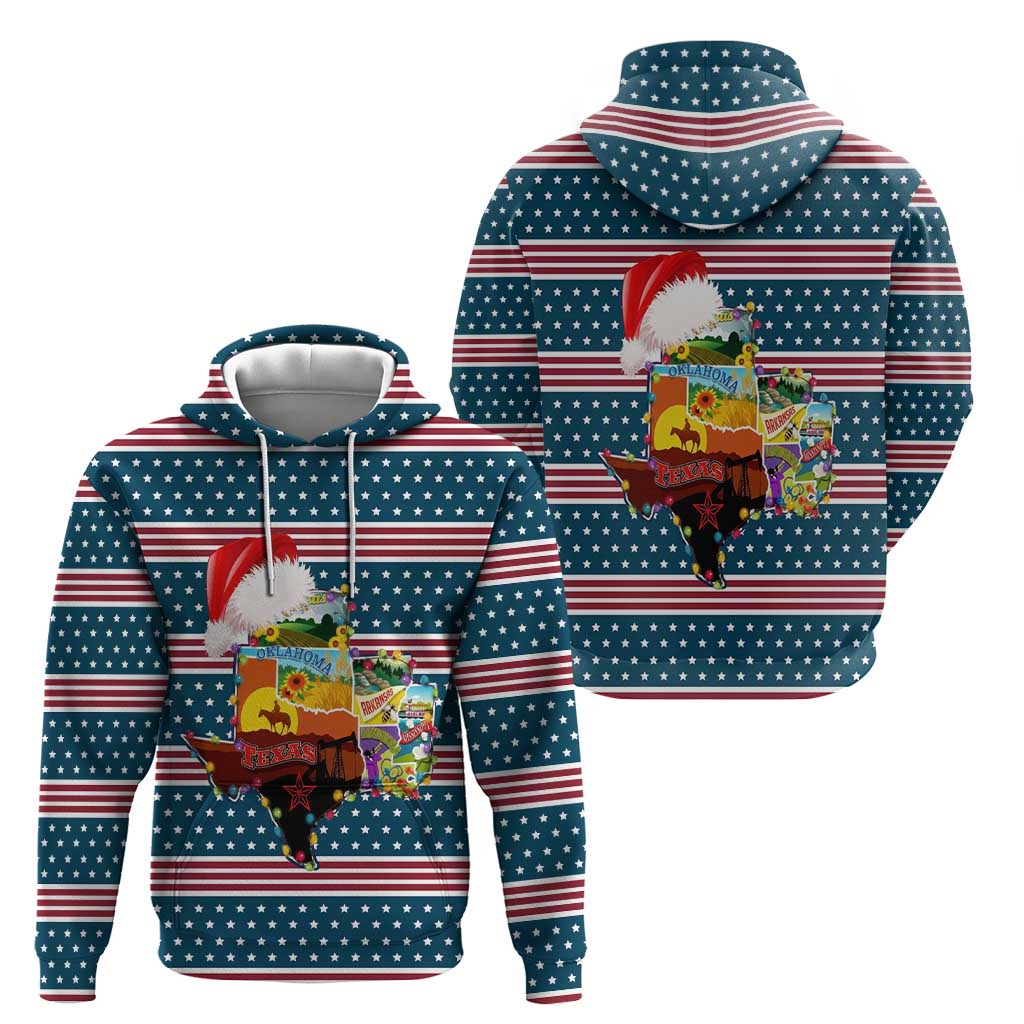 Texas Xmas Christmas Christmas Yall Christmas Hoodie Xmas Holiday Patterns - Wonder Print Shop