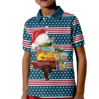 Texas Xmas Christmas Christmas Yall Christmas Kid Polo Shirt Xmas Holiday Patterns - Wonder Print Shop