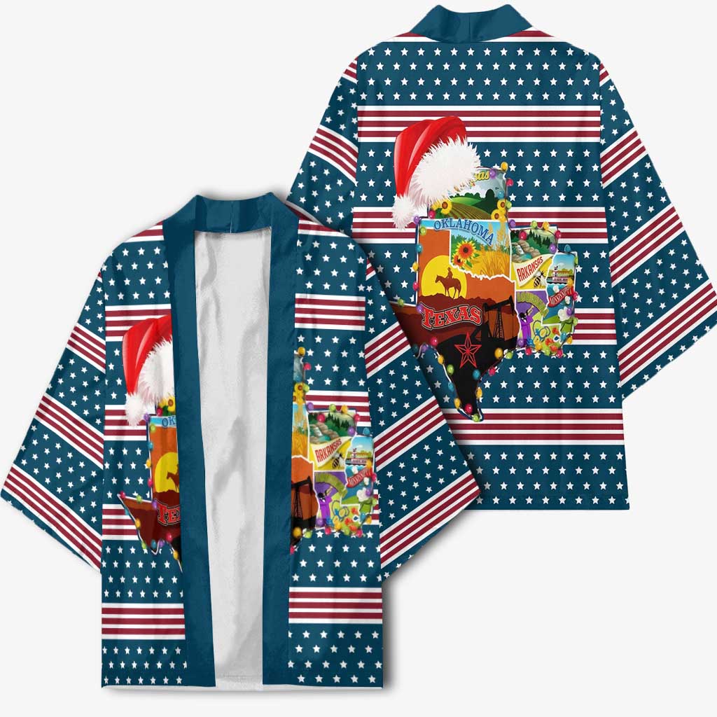 Texas Xmas Christmas Christmas Yall Christmas Kimono Xmas Holiday Patterns - Wonder Print Shop