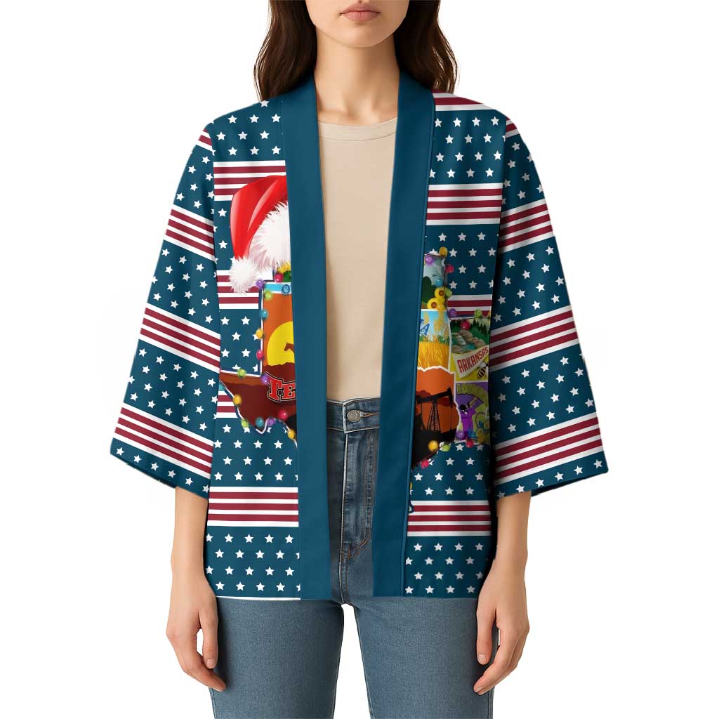 Texas Xmas Christmas Christmas Yall Christmas Kimono Xmas Holiday Patterns - Wonder Print Shop