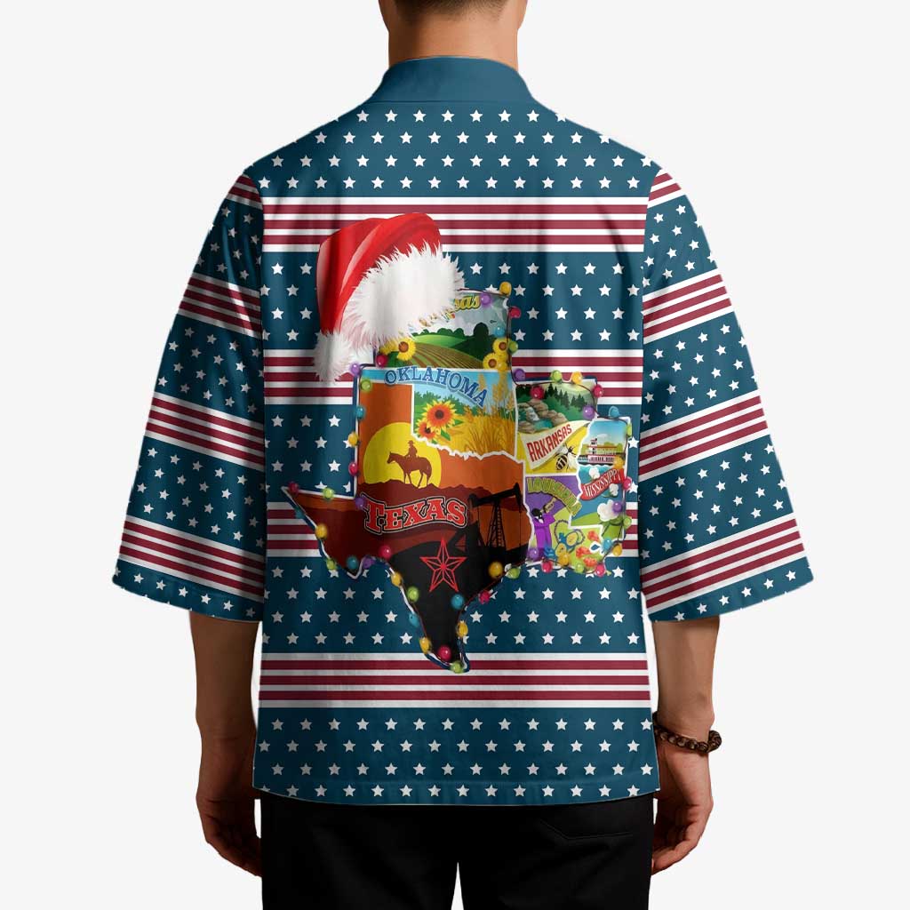 Texas Xmas Christmas Christmas Yall Christmas Kimono Xmas Holiday Patterns - Wonder Print Shop