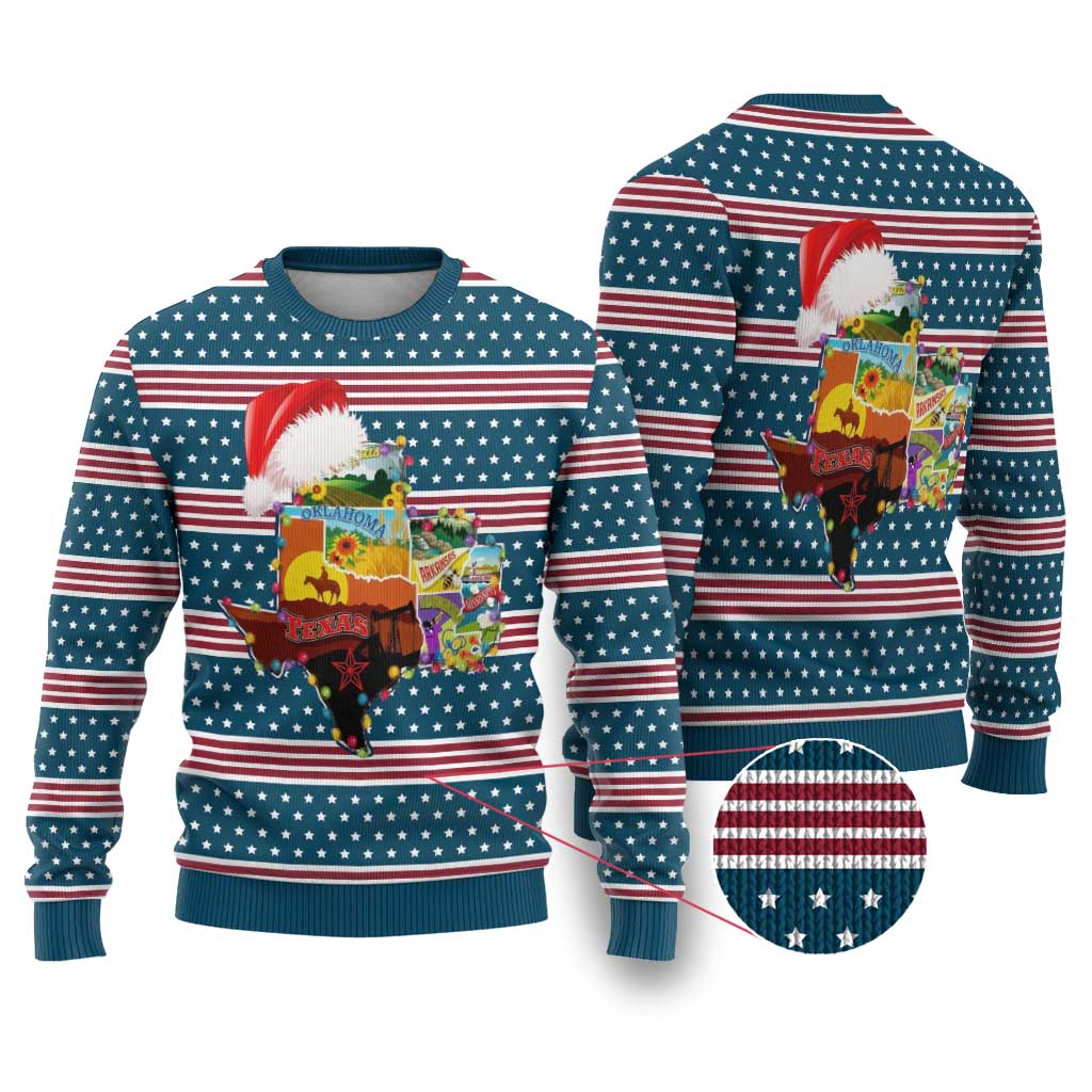 Texas Xmas Christmas Yall Christmas Ugly Christmas Sweater Xmas Holiday Patterns - Wonder Print Shop
