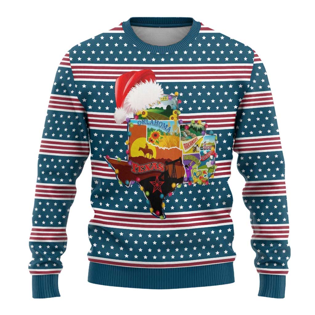 Texas Xmas Christmas Yall Christmas Ugly Christmas Sweater Xmas Holiday Patterns - Wonder Print Shop