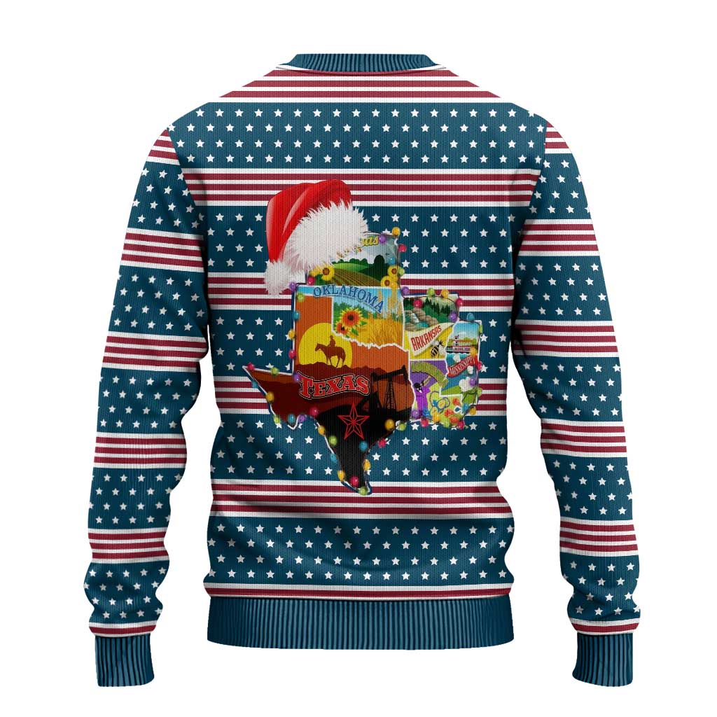 Texas Xmas Christmas Yall Christmas Ugly Christmas Sweater Xmas Holiday Patterns - Wonder Print Shop
