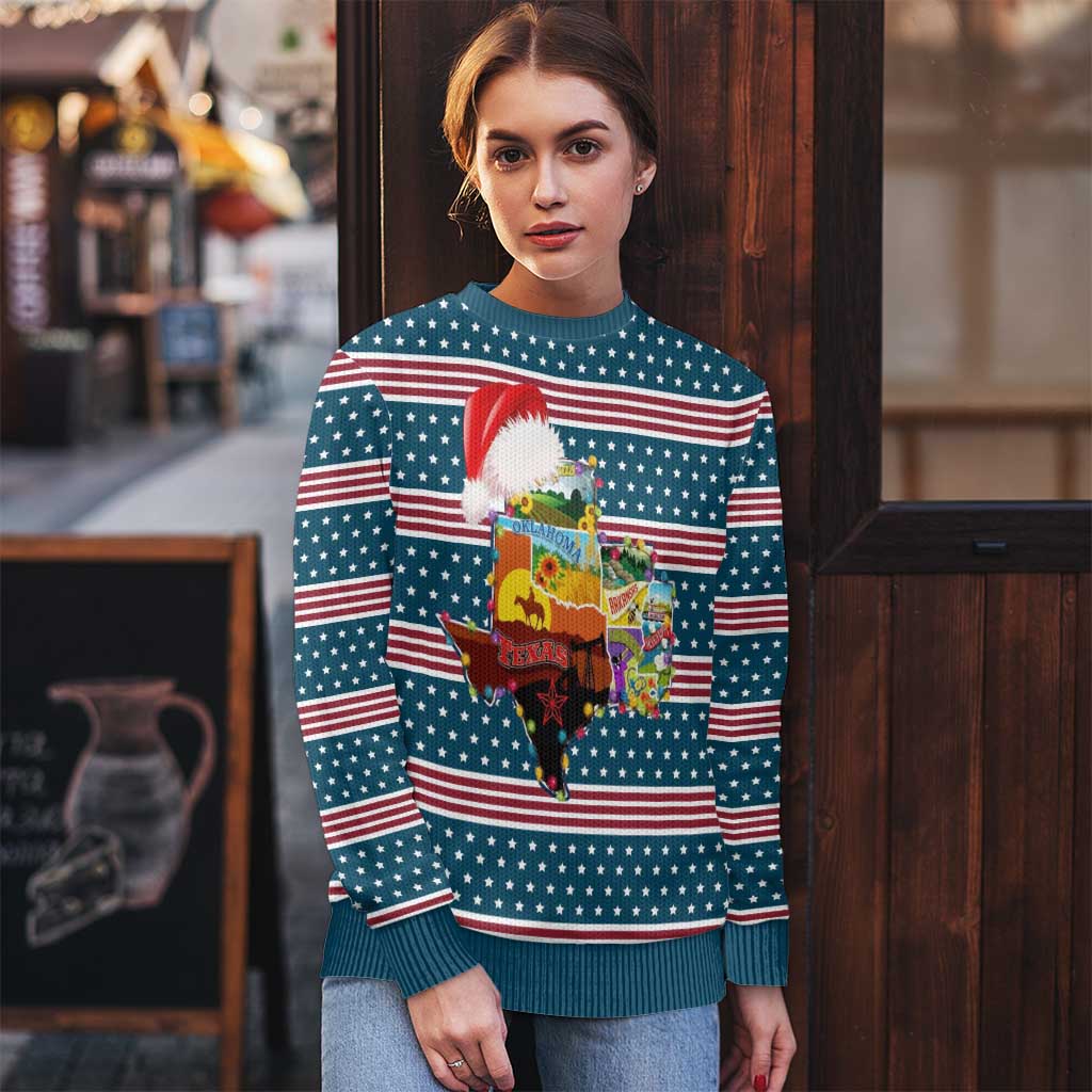 Texas Xmas Christmas Yall Christmas Ugly Christmas Sweater Xmas Holiday Patterns - Wonder Print Shop