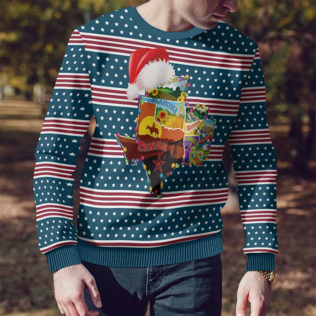 Texas Xmas Christmas Yall Christmas Ugly Christmas Sweater Xmas Holiday Patterns - Wonder Print Shop